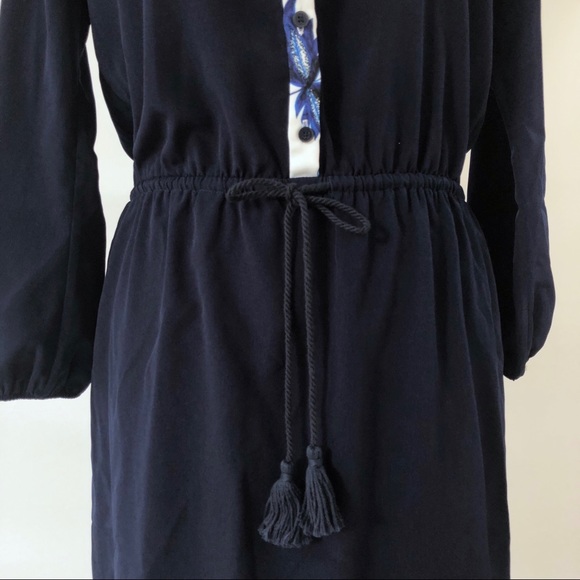 NWOT Shoshanna navy blue shirtdress Henrietta 4 - Picture 5 of 8